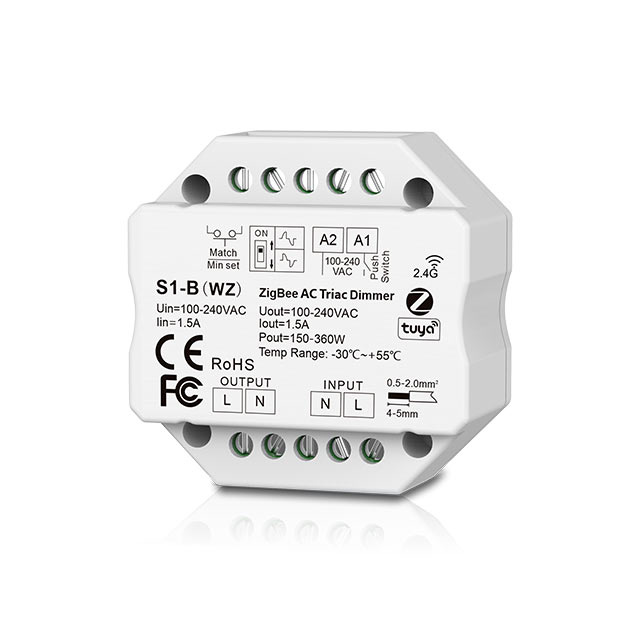 ZigBee & RF AC Triac Dimmer S1-B(WZ)